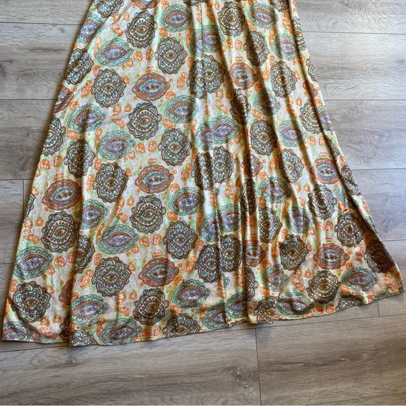 Vintage Maxi Dress House dress Mumu handmade paisley - Picture 4 of 7